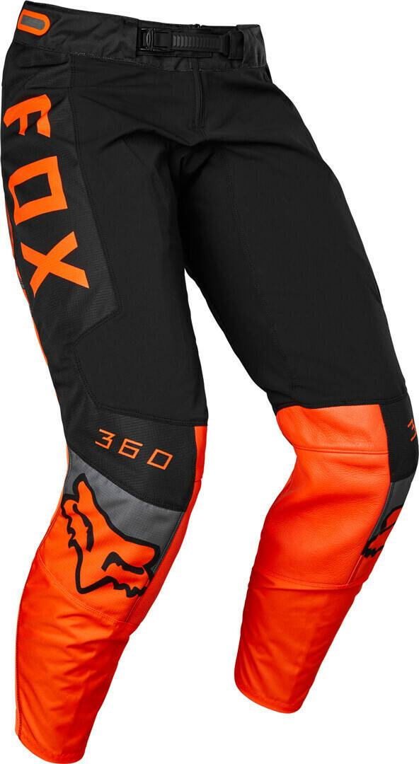 Motorradhosen Fox Racing Shox 360 Dier Jugend Hose schwarz/orange